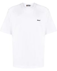 A Bathing Ape - T-Shirt Con Applicazione - Lyst