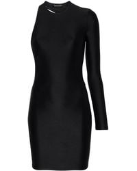 Balenciaga - Asymmetric Mini Dress - Lyst