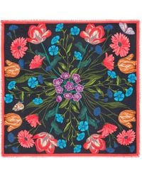 Bimba Y Lola - Flower-Print Scarf - Lyst