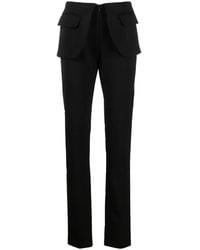 Coperni - Pantalon Met Toelopende Pijpen En Omslag - Lyst