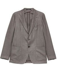 Tagliatore - Chaqueta Con Solapas De Muesca - Lyst