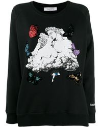 Valentino X Undercover Printed Sweatshirt - Black