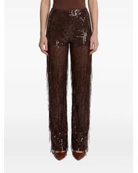 FEDERICA TOSI - Sequin-Embellished High-Waisted Trousers - Lyst