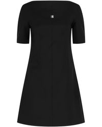 Givenchy - Mini-Jurk Met Korte Mouwen - Lyst