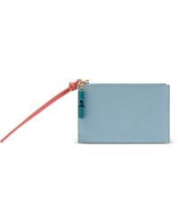 Furla - Iride Envelope Zip Leather Clutch Bag - Lyst