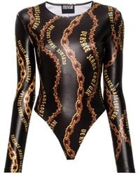 Versace Jeans Couture - Chain Couture Bodysuit - Lyst
