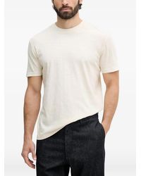 GANT - Slub-Texture Logo-Embroidered T-Shirt - Lyst