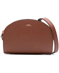 A.P.C. - Leather Shoulder Bag - Lyst