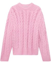 Stella McCartney - Pull En Maille Torsadée À Manches Longues - Lyst
