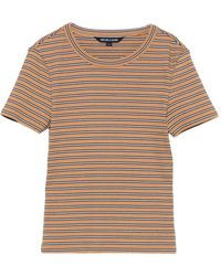 Veronica Beard - Pruitt Striped Ribbed T-Shirt - Lyst