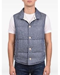Brunello Cucinelli - Quilted Button-Down Vest - Lyst