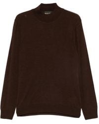 Alberto Gozzi - High-Neck Wool Sweater - Lyst