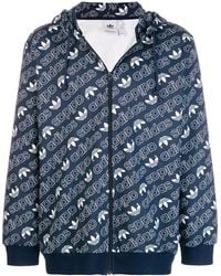 adidas - Kapuzenjacke mit Reißverschluss - Lyst
