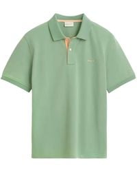 GANT - Collared Polo Shirt - Lyst
