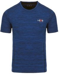 I-Exe - Marl-Pattern Logo-Print T-Shirt - Lyst