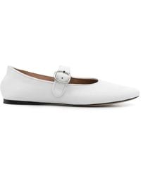 Sandro - Leren Ballerina's - Lyst