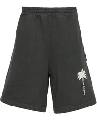 Palm Angels - Pantalones cortos de chándal con estampado Palm Tree - Lyst
