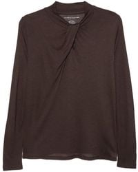 Majestic Filatures - Twist-Detail Long-Sleeve T-Shirt - Lyst