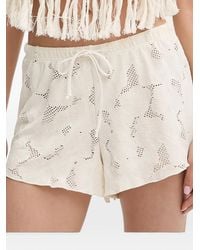 Rip Curl - Oasis Floral-Lace Drawstring Shorts - Lyst