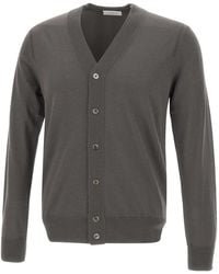 Paolo Pecora - Cardigan mit V-Ausschnitt - Lyst