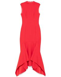 Solace London - Trinity Midi Dress - Lyst