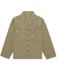 Fortela - Richard Button Front-Pocket Overshirt - Lyst