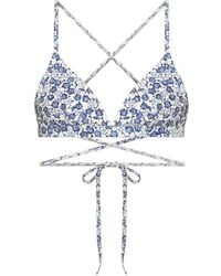 Isabel Marant - Haut De Bikini Solange À Fleurs - Lyst