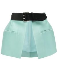 Dice Kayek - High-Waisted Peplum Belt Skirt - Lyst