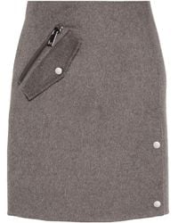 P.A.R.O.S.H. - Wool Mini Skirt - Lyst