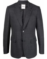 Sandro - Single-Breasted Wool Suit Jacket - Lyst