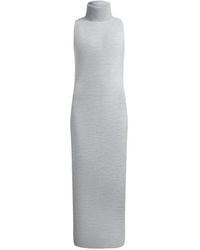 12 STOREEZ - Turtleneck Sleeveless Maxi Dress - Lyst