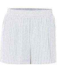 Elle - Striped Shorts - Lyst