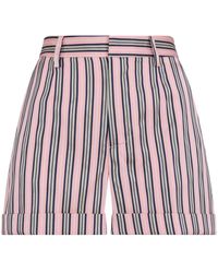 DSquared² - Logo-patch Striped Shorts - Lyst