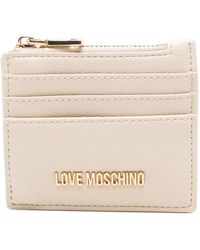 Love Moschino - Heart Zip Card Holder - Lyst
