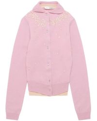 August Barron - Cardigan Brodé De Sequins À Empiècements Superposés - Lyst