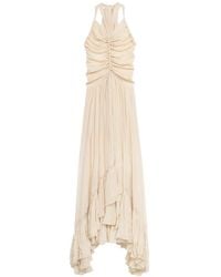 Blumarine - Georgette Midi-Jurk - Lyst