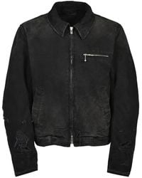 FILTH - Gerafeld Denim Jack - Lyst