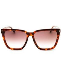 Isabel Marant - Tortoiseshell-Effect Rectangle-Frame Sunglasses - Lyst