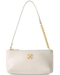 Off-White c/o Virgil Abloh - Sac Porté Épaule Plat Jitney En Cuir - Lyst