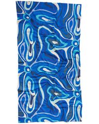 Emilio Pucci - Graphic-print Cotton Beach Towel - Lyst