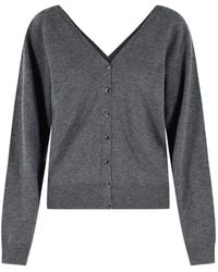 Lisa Yang - V-Neck Cashmere Cardigan - Lyst