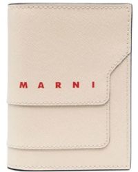 Marni - Logo-Print Bi-Fold Wallet - Lyst