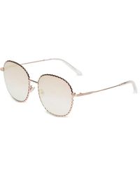 Twinset - Round-Frame Sunglasses - Lyst
