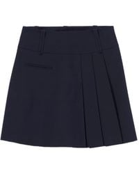 Claudie Pierlot - Short Wool Blend Skirt - Lyst