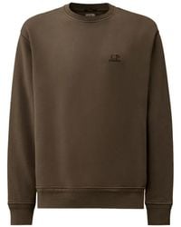 C.P. Company - Logo-Embroidered Sweater - Lyst