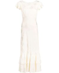 RIXO London - Liberty Floral-jacquard Maxi Dress - Lyst