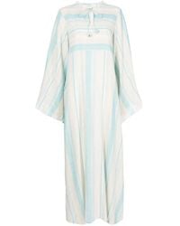 Bambah - Striped Maxi Shirt Dress - Lyst