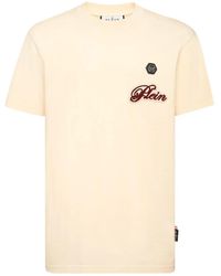 Philipp Plein - Logo-Patch Round-Neck T-Shirt - Lyst