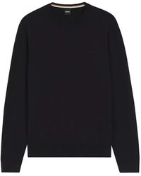 BOSS - Crew-Neck Sweatshirt - Lyst