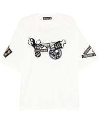 Mastermind Japan - Patch-Detail Round Neck T-Shirt - Lyst